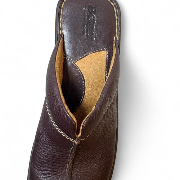 Born brown leather mules - Picture 3 of 7